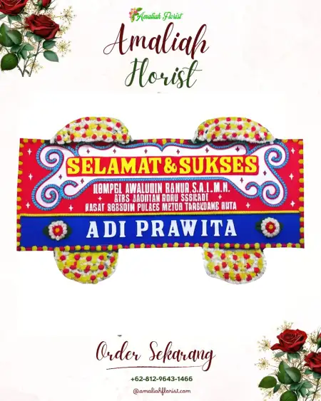Papan Bunga Ucapan Selamat Tetel