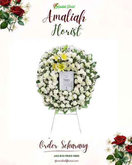 Krans Bunga Duka Tetel